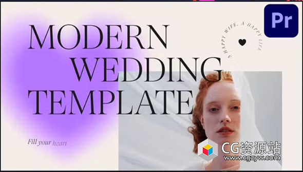 PR模板-婚礼生日情人节爱情故事宣传片 Wedding Slideshow 3 in 1