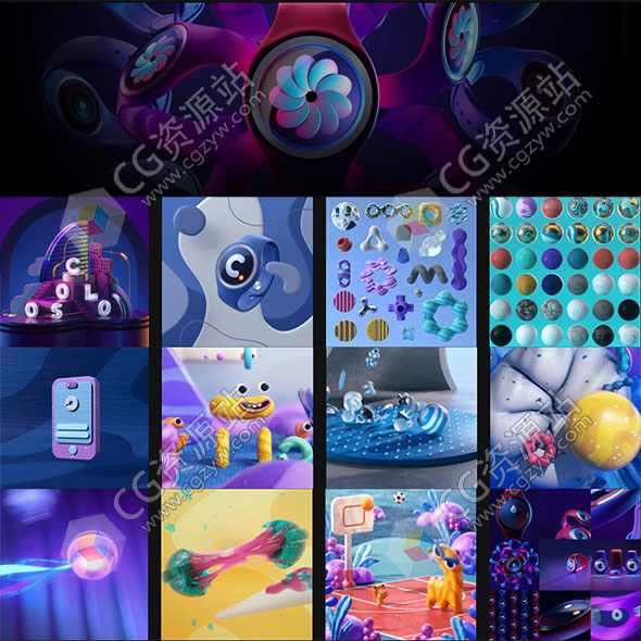 Coloso C4D动态图形训练从基础到精通视频教程(含中英文字幕）-图片1