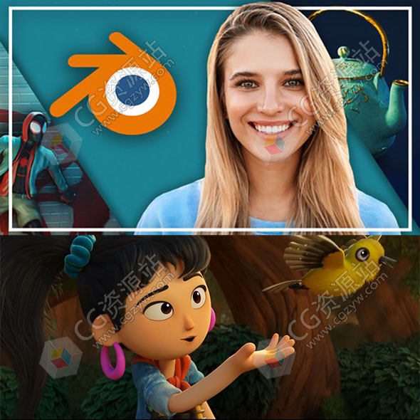 Blender全面基础入门到精通视频教程+中英文字幕