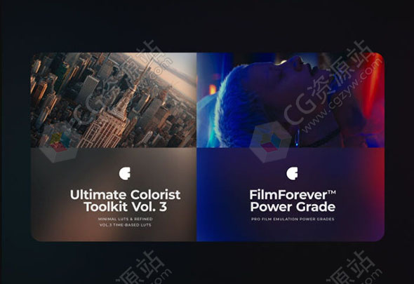 复古电影胶片仿真纹理叠加调色节点LUTs调色预设 FilmForever™-图片1