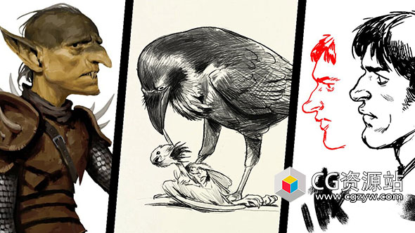 Jens Claessens画师绘画PS笔刷预设+视频教程-图片1