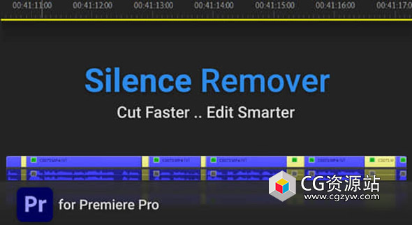 Premiere无声音频自动剪切PR脚本 Silence Remover V1.2+使用教程