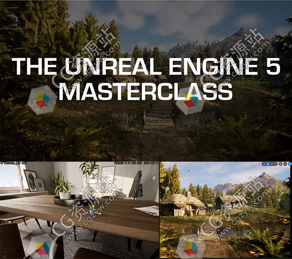Unreal Engine虚幻引擎大师班全面视频教程UE5