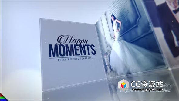 PR模板-浪漫回忆旅行婚礼照片相册幻灯片展示 Photo Gallery