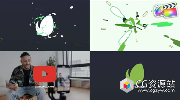 FCPX插件-液体图形logo动画片头 Liquid Logo Opener