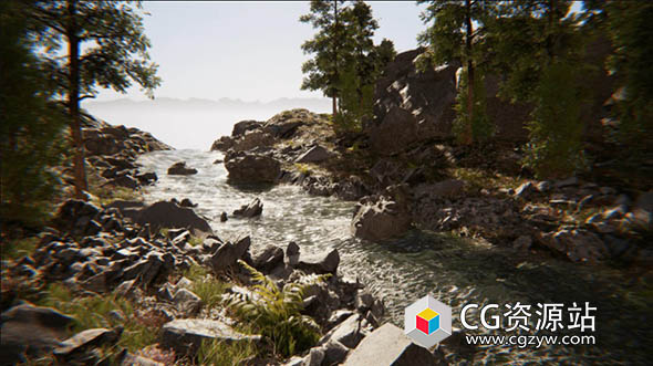 Unreal虚幻引擎地貌河流溪流场景包 Riverology v2.3.0 UE5.5-5.6