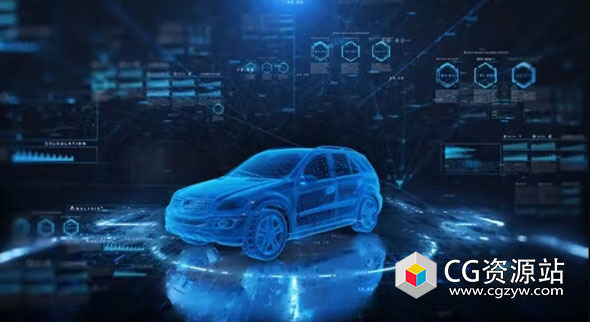 AE模板-科技感元素标题片头开场 Technology Opener