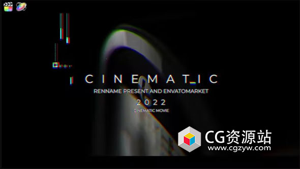 FCPX插件-4K电影史诗文字标题开场片头 Film Titles Opener V8