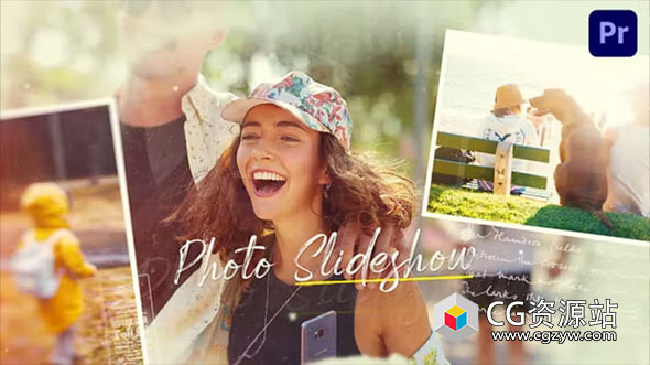 AE/PR模板-时尚照片回忆视差相册包装展示片头 Photo Slideshow