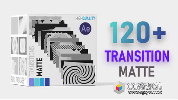 AE脚本+模板-120种动态图形遮罩蒙版转场过渡动画预设