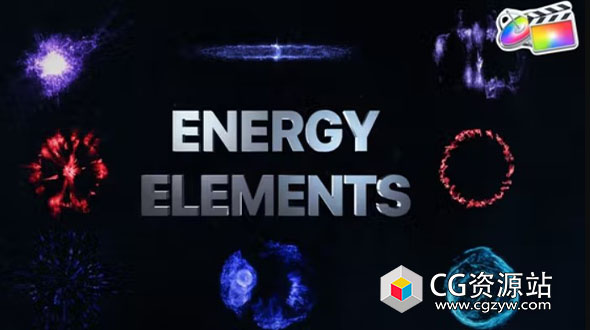 FCPX插件-VFX爆炸能量元素 VFX Energy Elements And Explosions