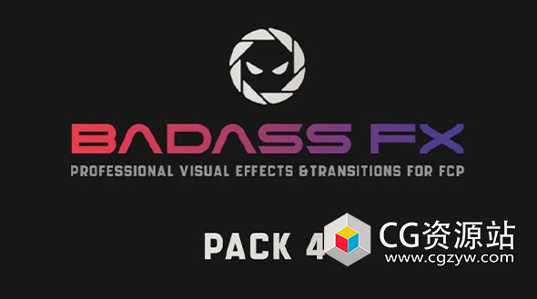 FCPX插件-32种高质量棱镜光效分屏色彩分离效果和转场预设 BadAss FX 4