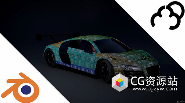 Blender模型展UV完整指南教程+中英文字幕