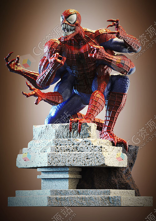 蜘蛛侠分身3D打印模型-图片1