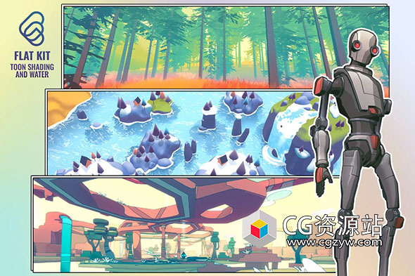 Unity卡通水着色器 Flat Kit: Toon Shading and Water v4.9.7