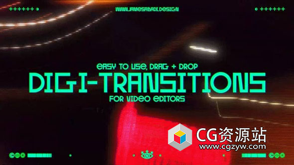 50组4K炫光闪光转场视频素材 Digi-Transitions 4K