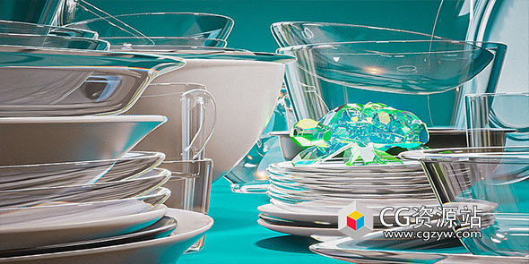 Blender真实玻璃材质着色器 Eevee Glass Shader V2+ 使用教程