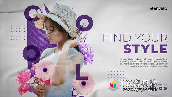 AE模板-多彩动态多用途时尚媒体品牌宣传在线精品展示