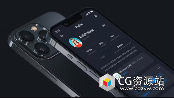 AE模板-iPhone手机APP宣传展示片头 App Mockup Promo
