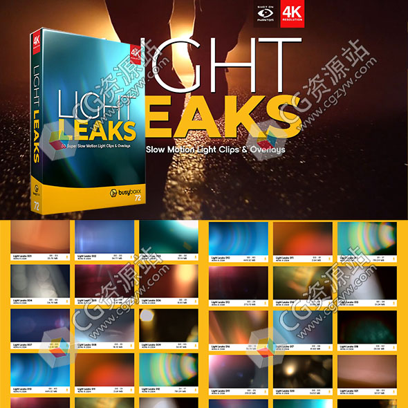 50组4K唯美梦幻镜头光效叠加视频素材 BB 72-图片1