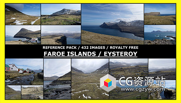 432张岛屿崎岖山峰道路景观高清参考图片-图片1