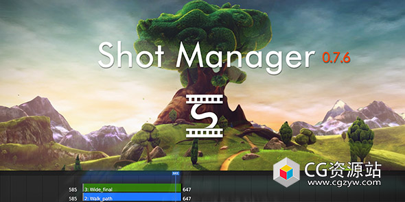 Blender摄像机镜头区间设置插件 Shot Manager Pro V0.7.7