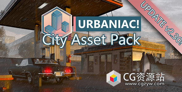 城市楼房环境模型Blender预设包 City Asset Pack Pro V2.4.5