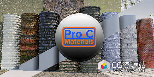Blender用于Cycles和Eevee程序化材质预设插件 Pro-C Materials