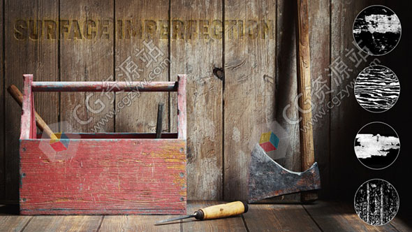 72张木头表面瑕疵灰度贴图素材 Vol 03-图片1