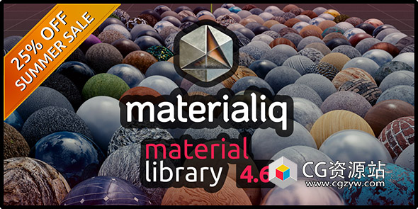 Blender材质库合集包 Material Library Materialiq 5.1.0-图片1