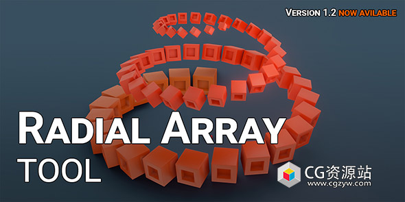 圆环形径向阵列工具Blender插件 Radial Array Tool v1.2.4