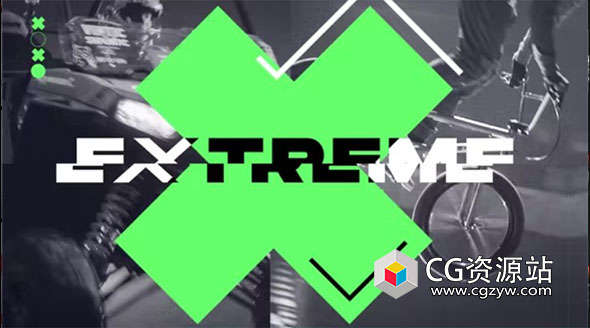 FCPX插件-大标题体育活动快速片头 Xtreme Intro