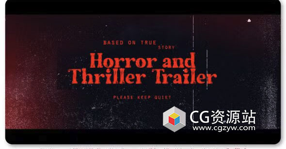 AE模板-悬疑惊悚恐怖电影预告片 Suspense and Horror Trailer