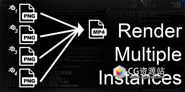 Blender多实例后台渲染插件 Render Multiple Instaces V1.0