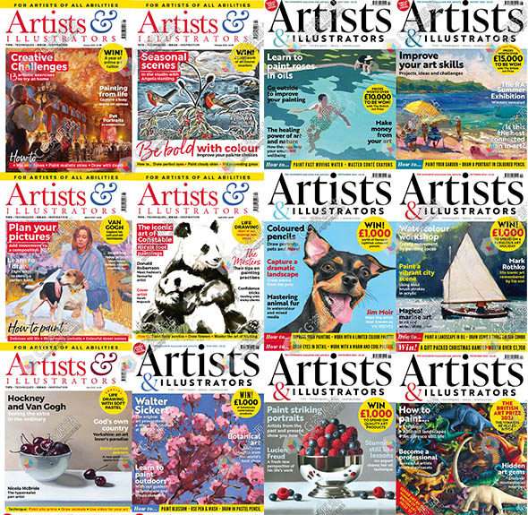 Illustrators艺术杂志2022年全年系列(PDF)-图片1