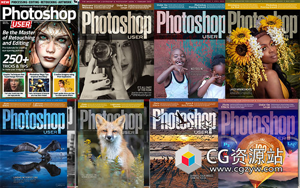 Photoshop用户艺术杂志1-12月份2022年度全集PDF格式-图片1
