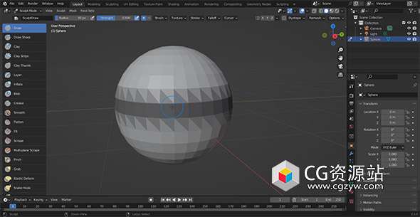 选区隐藏Blender插件 Selection To Mask
