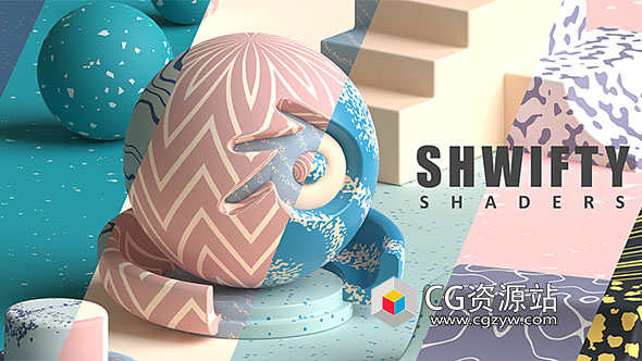 25个混合纹理材质着色器Blender预设 Shwifty Shaders V1.2-图片1