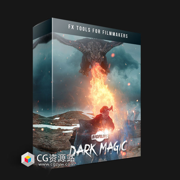 227组4K黑暗魔法科幻粒子龙火焰能量传送门特效合成视频素材含透明通道-图片1