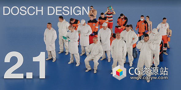 25个低多边形人物模型Blender预设+OBJ