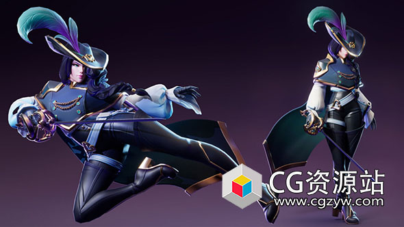 Zbrush风格化游戏角色制作完整流程视频教程