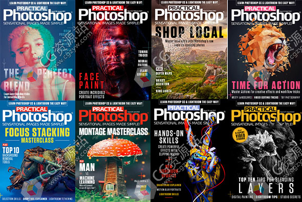 Photoshop技术指南杂志1-12月份2022年度全集PDF格式-图片1