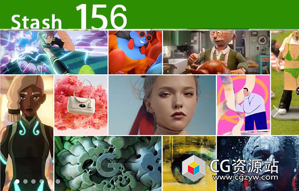 2022年 Stash 156期CG创意电视栏目包装参考广告视频动画短片合集