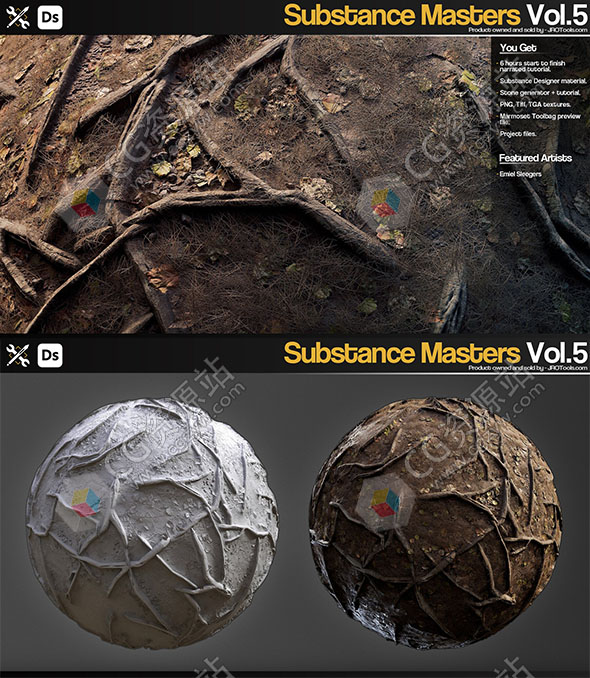 Substance森林地面材质制作教程+中英文字幕