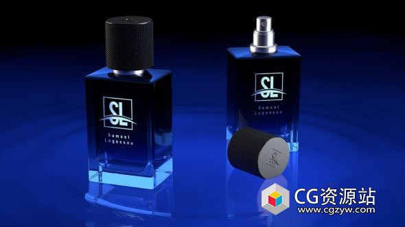 香水瓶建模材质渲染C4D教程 Create a Perfume Bottle in Cinema 4D