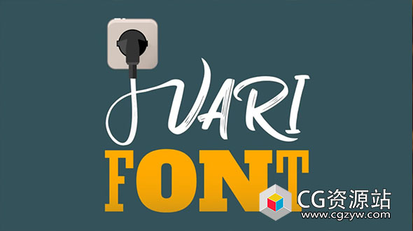 AE插件-文字粗细调节控制 VariFont V2.0.1 + 使用教程