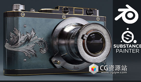 Blender和Substance Painter复古相机完整制作教程