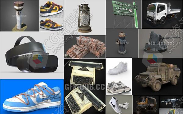 PBR游戏3D模型捆绑包 2022 年12月2日-图片1