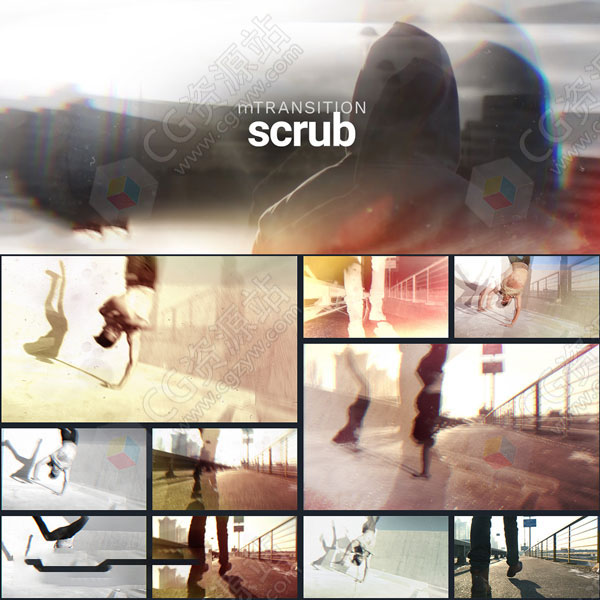 FCPX插件-30组时间重映射加速卡帧重放特效视频转场预设 Scrub-图片1