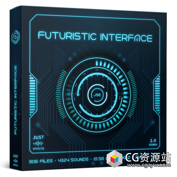 906个未来科幻数据信号警告界面UI反馈损坏无损音效